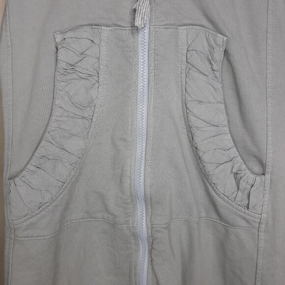 Prairie Underground Long Cloak Hoodie Small Gray - Picture 2 of 11
